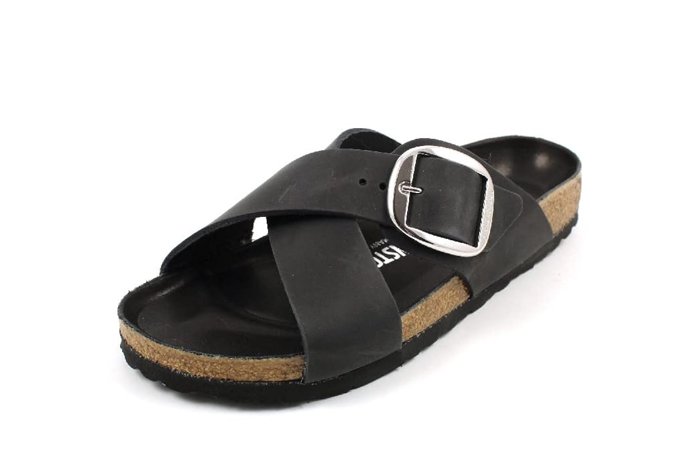 Amazon.com | Birkenstock Siena Big Buckle Black Narrow Fit